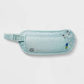 Open Story RFID Blocking Waist Pouch Puritan Gray Water-Resistant Belt Bag - New