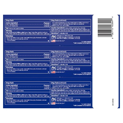 Crest 3D White Advanced Glamorous Teeth Whitening Toothpaste 3.3oz/3pk - Imperfect Box