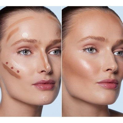 e.l.f. Halo Glow Contour Beauty Wand Light/Medium 0.33 fl oz - Imperfect Box