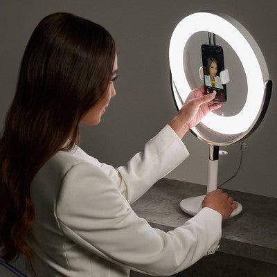 Ilios Lighting Beauty Ring Makeup Mirror - Imperfect Box