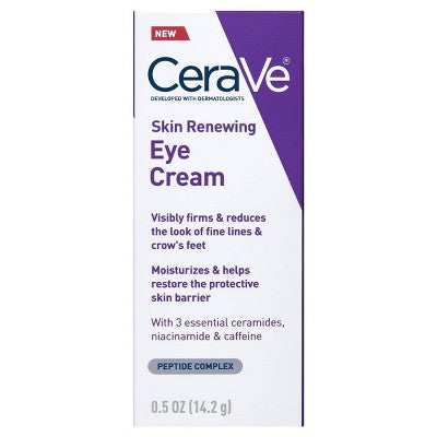 CeraVe Skin Renewing Peptide Eye Cream 0.5 fl oz - Imperfect Box