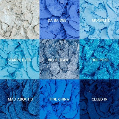 ColourPop 9-Pan Eyeshadow Palette Blue Moon 0.3oz - Imperfect Box