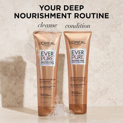 L'Oreal Paris EverCreme Deep Nourish Conditioner 8.5  fl oz - Imperfect Container