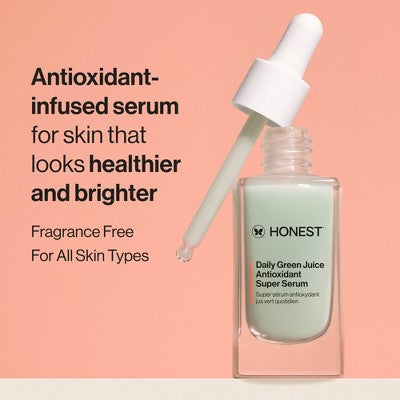 Honest Beauty Daily Green Juice Antioxidant Super Serum 1 fl oz - New