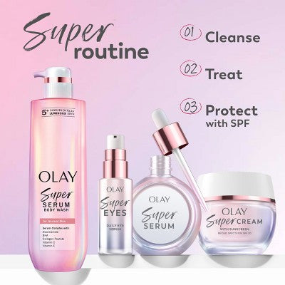 Olay Super Cream Ultra Lightweight Facial Moisturizer SPF 30 0.5oz - Imperfect Box