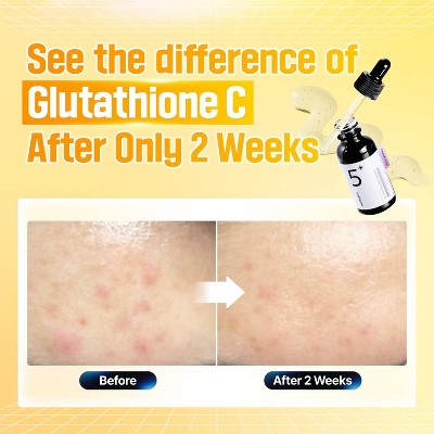 numbuzin No.5+ Glutathione Vitamin Concentrated Face Serum Travel Size 1.01 fl oz - Imperfect Box