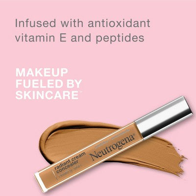 Neutrogena Healthy Skin Radiant Cream Concealer 03 Sugar Light 0.24oz - Imperfect Container