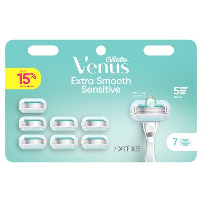 Venus Extra Smooth Sensitive Women's Razor Blade Refills 7ct - Missing Box