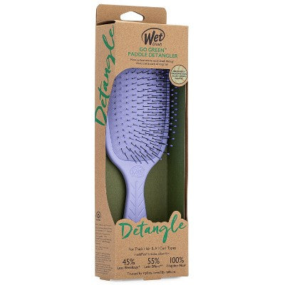 Wet Brush Go Green Paddle Detangler Hair Brush Lavender - New