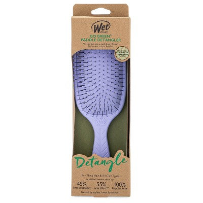 Wet Brush Go Green Paddle Detangler Hair Brush Lavender - New