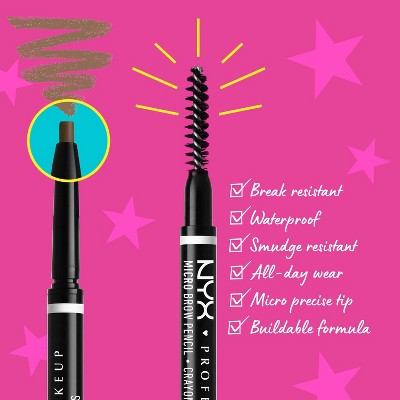 NYX Professional Makeup Vegan Micro Eyebrow Pencil 07 Espresso 0.003oz - Imperfect Box
