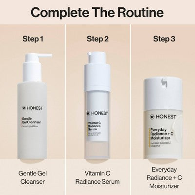 Honest Beauty Vitamin C Radiance Serum with Hyaluronic Acid 1 fl oz - Imperfect Box