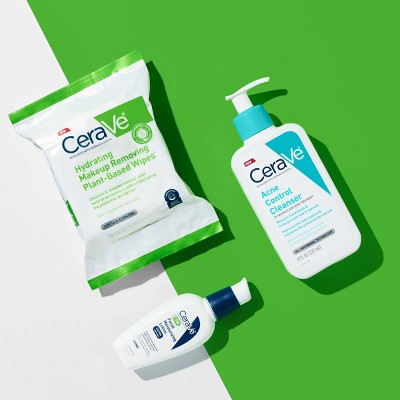 CeraVe Acne Face Cleanser with 2% Salicylic Acid and Purifying Clay for Oily Skin 8 fl oz - Imperfect Container