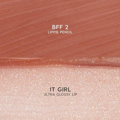 ColourPop Ultra Glossy Lip + Lippie Pencil Kit Best Besties 0.145oz - Imperfect Box
