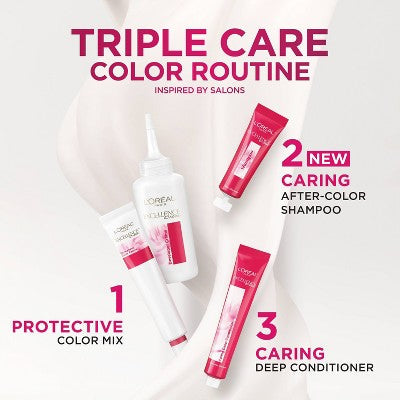 L'Oreal Paris Excellence Triple Protection Permanent Hair Color - 6.3 fl oz - 8.5A Champagne Blonde - 1 Kit