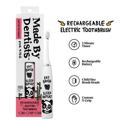 Made By Dentists Kids Rechargeable Electric Toothbrush Panda - Imperfect Box