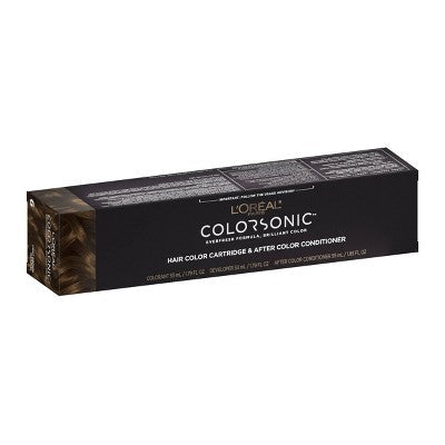 L'Oreal Paris Colorsonic Permanent Hair Color Light Brown Natural 6 - Missing Box