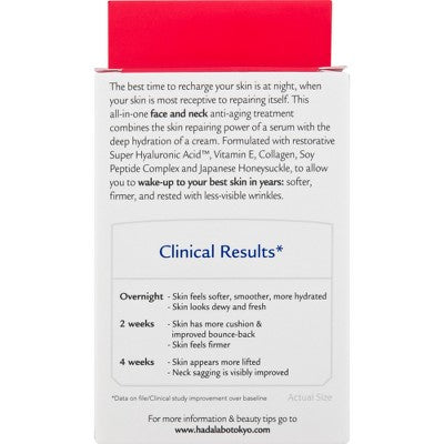 Hada Labo Tokyo Anti-Aging Overnight Treatment Night Cream 1.76oz - Imperfect Box
