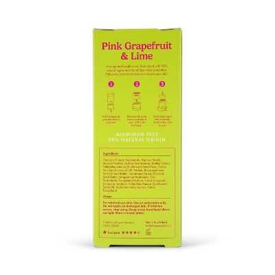 Wild Cosmetics Cream Deodorant Refill Grapefruit & Lime with Ombre Case 5.29oz - Imperfect Box