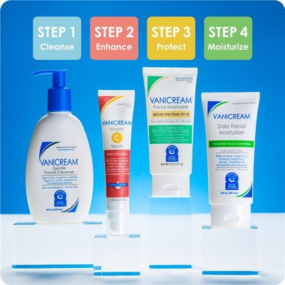 Vanicream Facial Moisturizer SPF 30 Zinc Oxide Mineral Sunscreen for Sensitive Skin 2.5oz - Imperfect Box