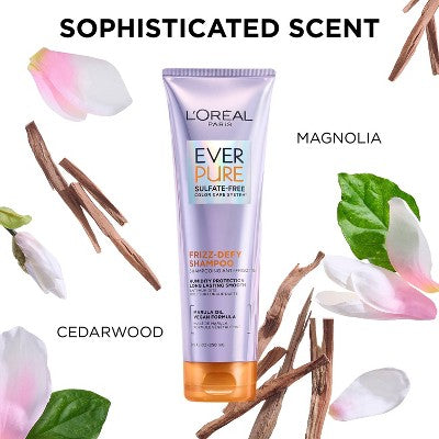 L'Oreal Paris EverPure Frizz-Defy Conditioner with Marula Oil 8.5 fl oz - Imperfect Container