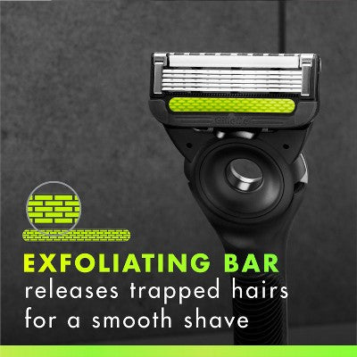 GilletteLabs Value Pack Razor Handle + 5 Blade Refills - Missing Box