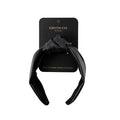 Kristin Ess The Luxe Vegan Leather Headband Black - New