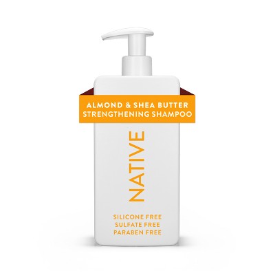 Native Vegan Strengthening Shampoo with Almond & Shea Butter 16.5 fl oz - New