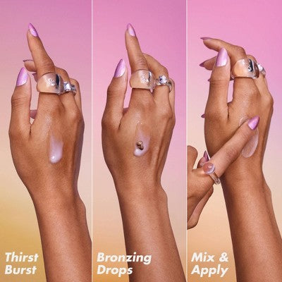 e.l.f. SKIN The Hottest Drops Duo Bronzing Drops & Holy Hydration 2ct/0.33oz - Imperfect Box