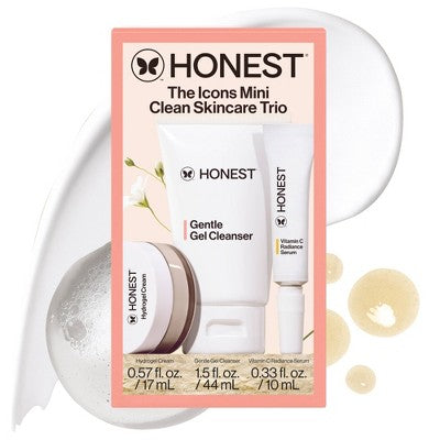Honest Beauty The Icons Mini Clean Skincare Set 3ct - Imperfect Box