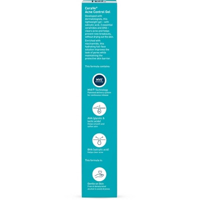 CeraVe Salicylic Acid Acne Treatment Control Gel 1.35oz - Missing Box