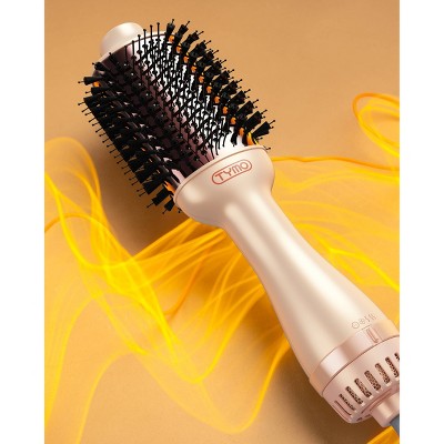 TYMO Volumizer Hot Air Brush Hair Dryer Champagne Pink - Imperfect Box