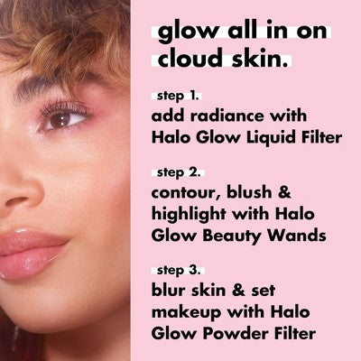 e.l.f. Halo Glow Powder Filter Foundation Tan Warm 0.35oz - Imperfect Box