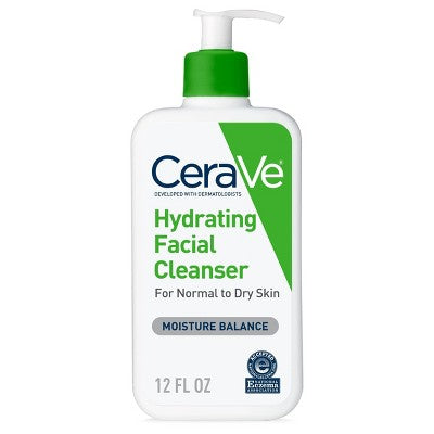CeraVe Hydrating Face Wash-Hyaluronic Acid and Glycerin 12 fl oz - New