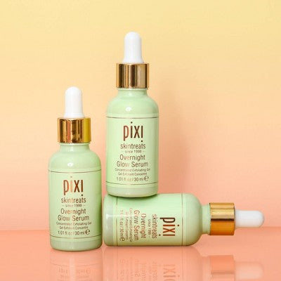 Pixi skintreats Overnight Glow Serum Concentrated Exfoliating Gel 1 fl oz - New