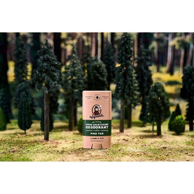 DR. SQUATCH Men's Natural Solid Deodorant Pine Tar 2.65oz - Imperfect Container