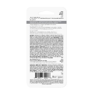 Almay Multi-Benefit Mascara Eyeliner Pack 503 Black 0.24 oz - Imperfect Box