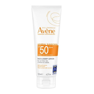 Avene Mineral Face and Body Sunscreen Zinc Oxide SPF50 4.2oz - Imperfect Container