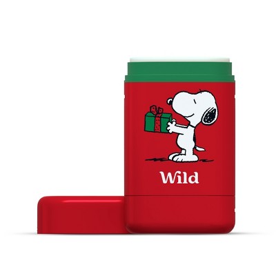 Wild Cosmetics Red Snoopy Christmas Case & Berry Christmas Deodorant Refills 1.4oz/2ct - Imperfect Box