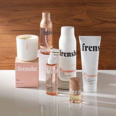 Being Frenshe Glow On Roll-On Fragrance with Essential Oils Floral Solar Fleur 0.84 fl oz - Imperfect Container