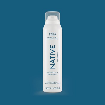 Native Spray Deodorant Sea Salt & Cedar 3.5oz - Imperfect Container