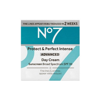 No7 Protect & Perfect Intense Advanced Day Cream with SPF 30 1.69 fl oz - Imperfect Box