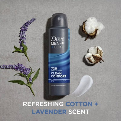 Dove Men+Care 72-Hour Dry Spray  3.8oz/2ct - New