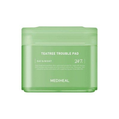 MEDIHEAL Teatree Trouble Toner Pads 100ct - Imperfect Box