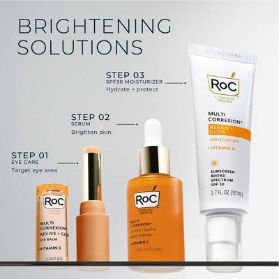 RoC Multi Correxion Revive and Glow Vitamin C Under Eye Balm 0.14oz - Imperfect Box