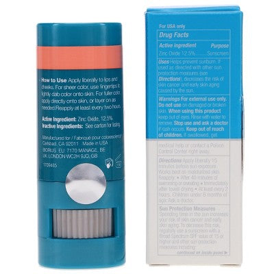 Colorescience Sunforgettable Total Protection Color Balm SPF 50 Blush 0.32 oz - Imperfect Box