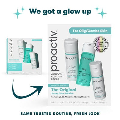 Proactiv Solution 30 Day Acne Treatment Kit 5 fl oz/3pc - Missing Box