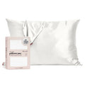 Kitsch Queen Size Thread Count; Satin Standard Pillowcase Ivory - Imperfect Box