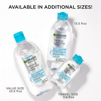 Garnier SkinActive Micellar Cleansing Water Unscented 23.7 fl oz - Imperfect Container