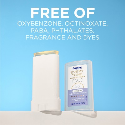 Coppertone Every Tone Sunscreen Face Stick SPF 55+ 0.49 fl oz - Imperfect Box